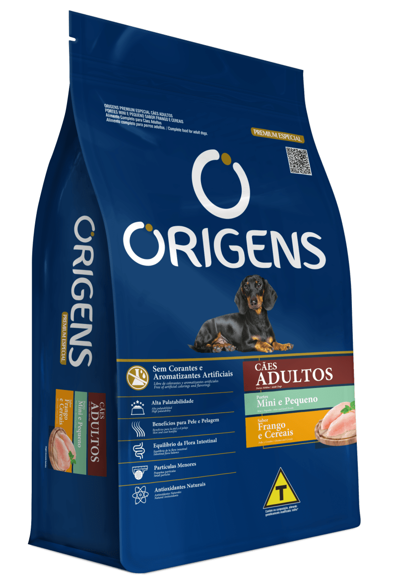 Origens Premium Especial Cães Adultos Portes Mini e Pequeno Sabor