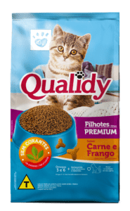 Qualidy Premium Gatos Filhotes Sabor Carne e Frango