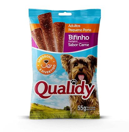 Qualidy Bifinho Adult Dogs Small Breeds Beef flavor