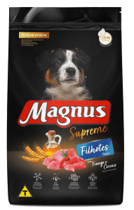 Magnus Premium Especial Supreme Cães Filhotes Sabor Frango e Cereais