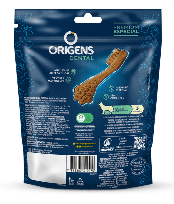 Origens Premium Especial Dental Cães Médio Porte - Image 2