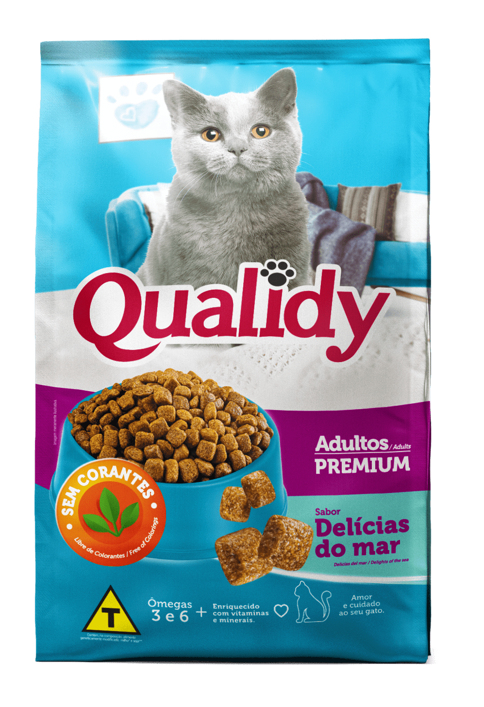 Qualidy Premium Gatos Adultos Sabor Delicias del Mar
