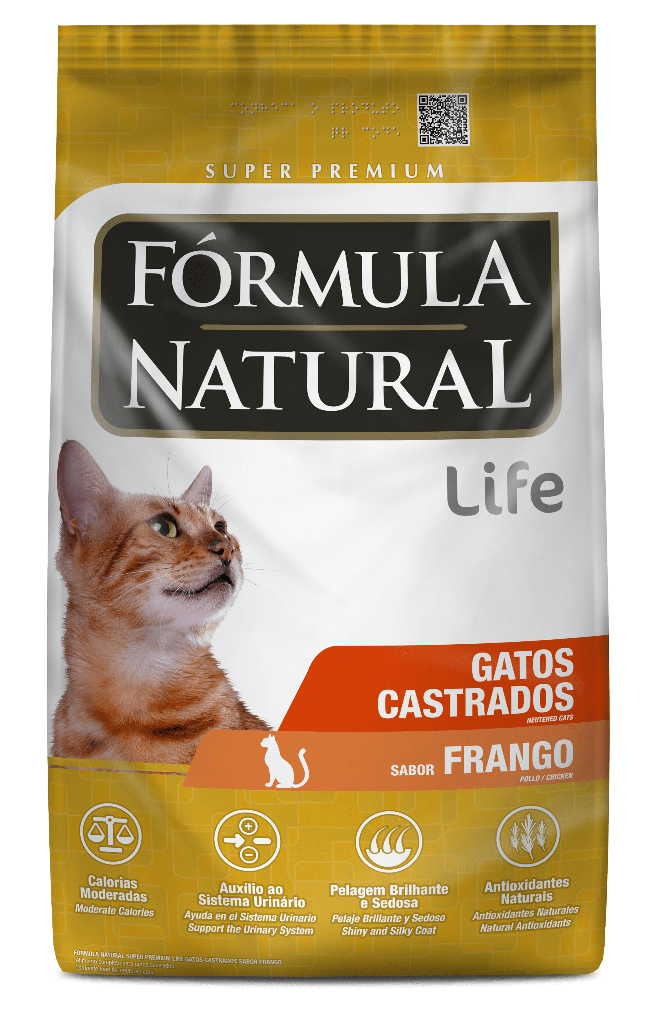 Fórmula Natural Super Premium Life Gatos Castrados Sabor Frango