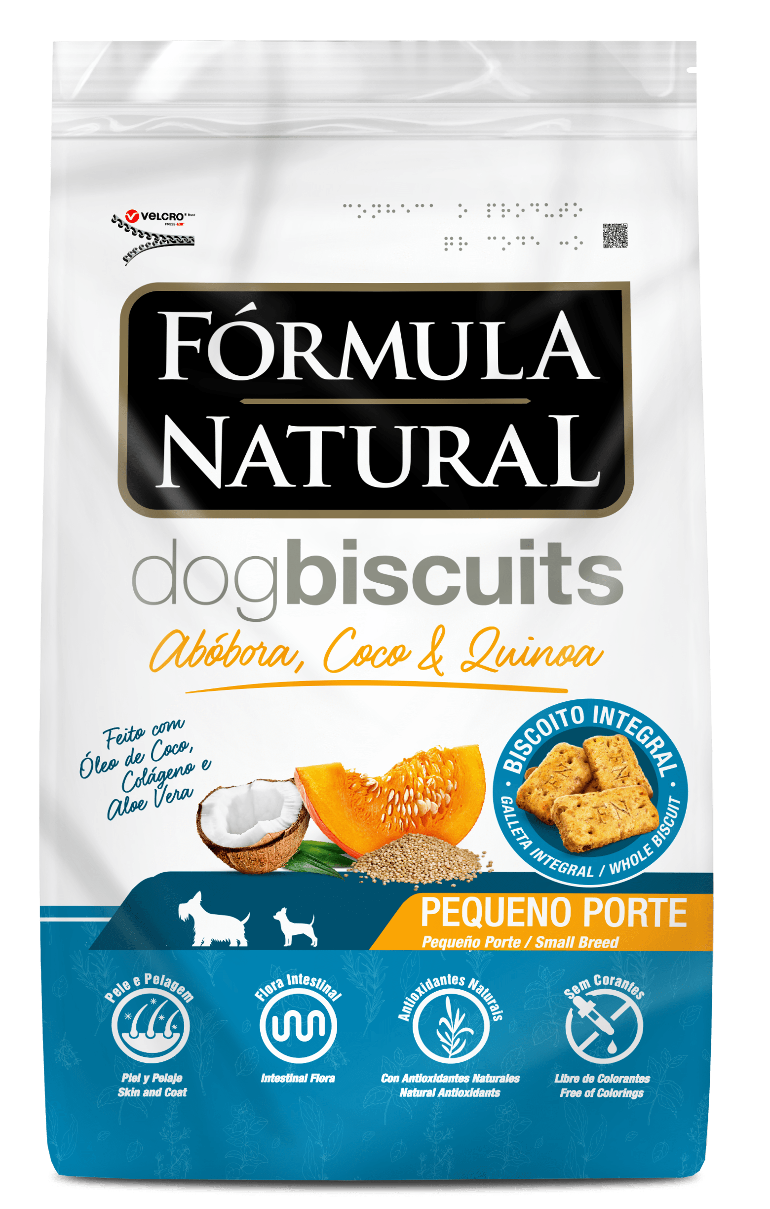 Fórmula Natural Dog Biscuits Pumpkin, Coconut and Quinoa Small Breed