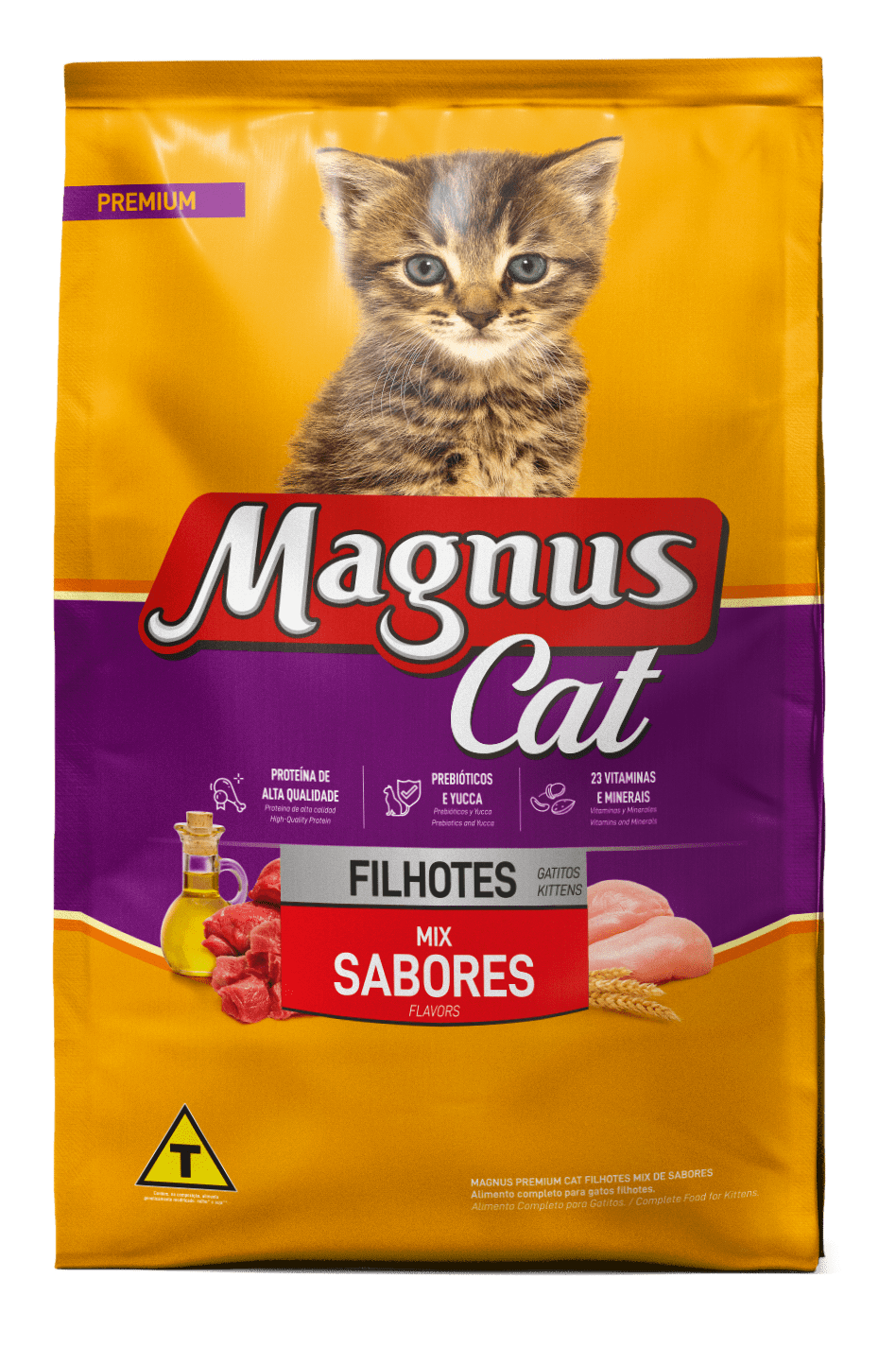 Más allá Salvaje administrar Magnus Premium Gatos Cachorros Mescla de Sabores - Adimax. Alimentos para  cães e gatos.