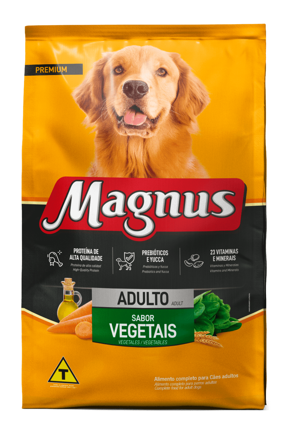Magnus Premium Cães Adultos Sabor Vegetais