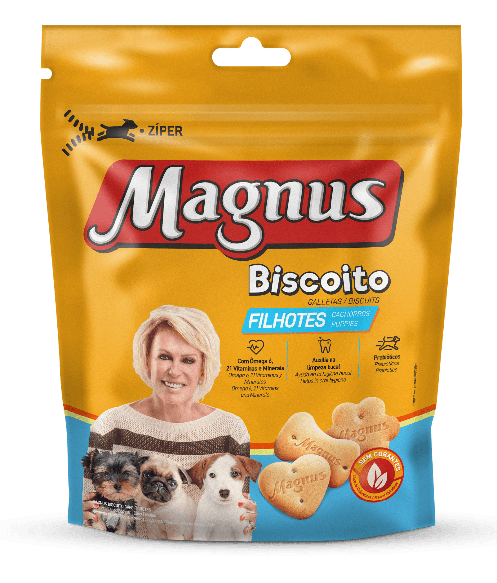Magnus Biscoito Cães Filhotes