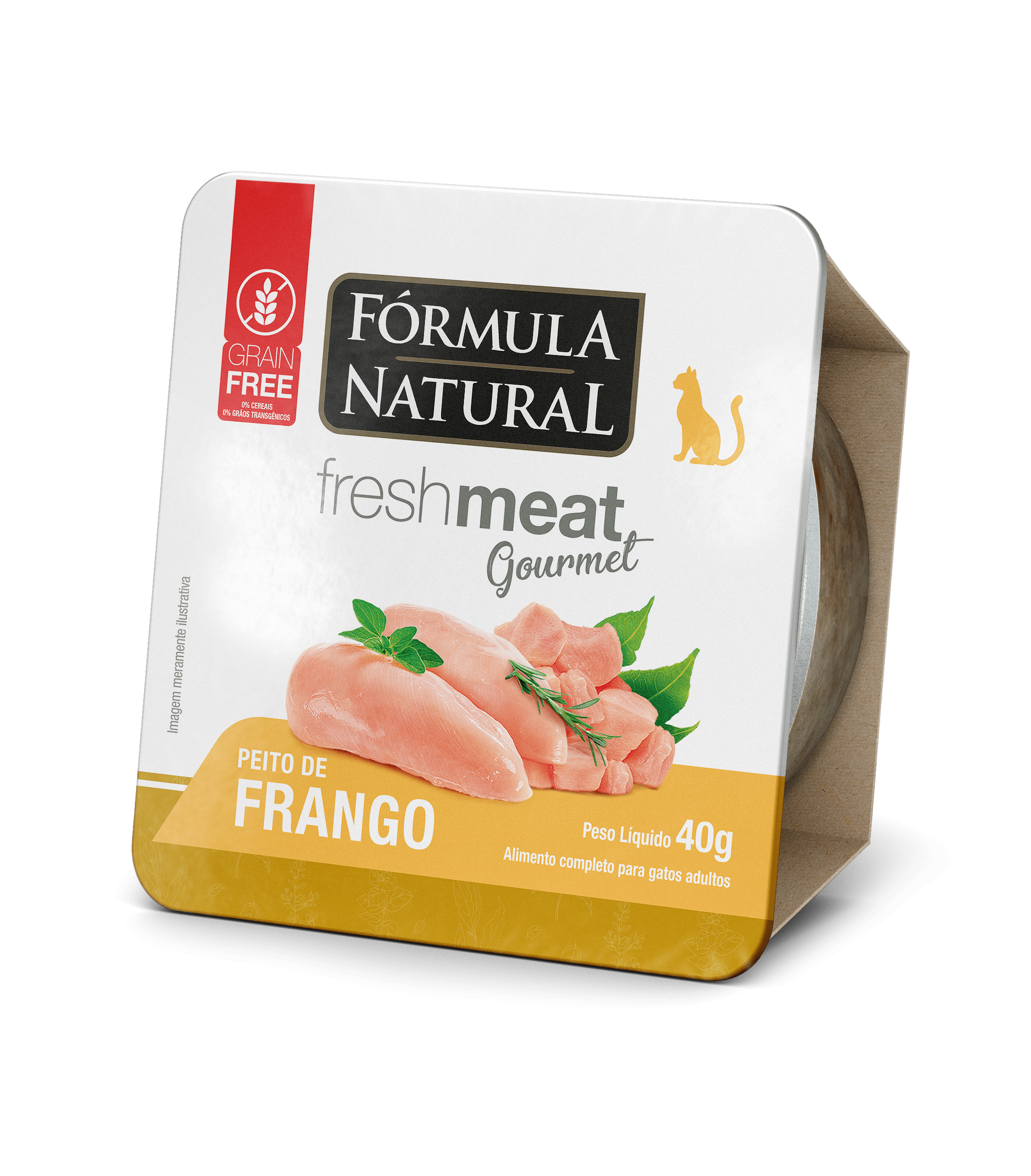Fórmula Natural Fresh Meat Gourmet Gatos Sabor Peito de Frango