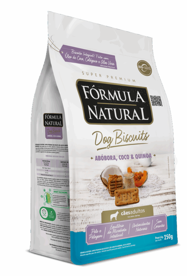 Fórmula Natural Dog Biscuits Abóbora, Coco e Quinoa Cães Adultos