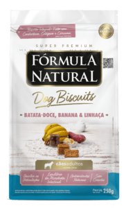 Fórmula Natural Dog Biscuits Batata Doce, Banana e Linhaça Cães Adultos