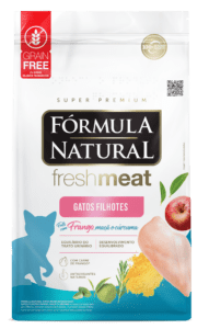 Fórmula Natural Fresh Meat Gatos Filhotes Frango, Maçã e Cúrcuma