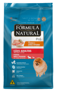 Fórmula Natural Super Premium Pró Cães Adultos Portes Mini e Pequeno Sabor Frango e Arroz Integral