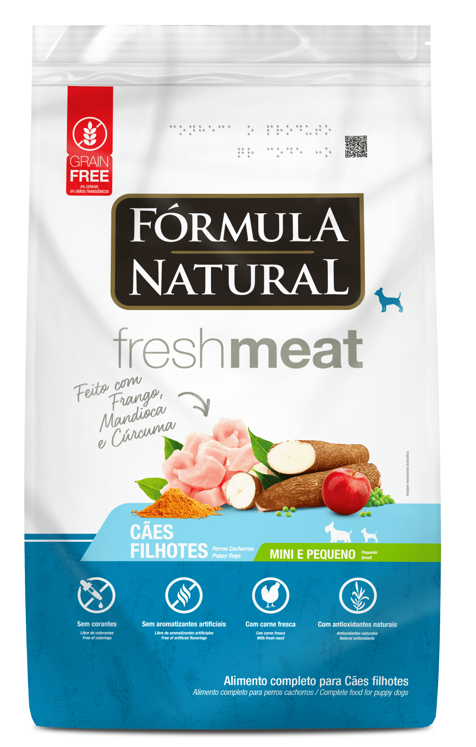 Fórmula Natural Fresh Meat Perros Cachorros Portes Mini y Pequeño