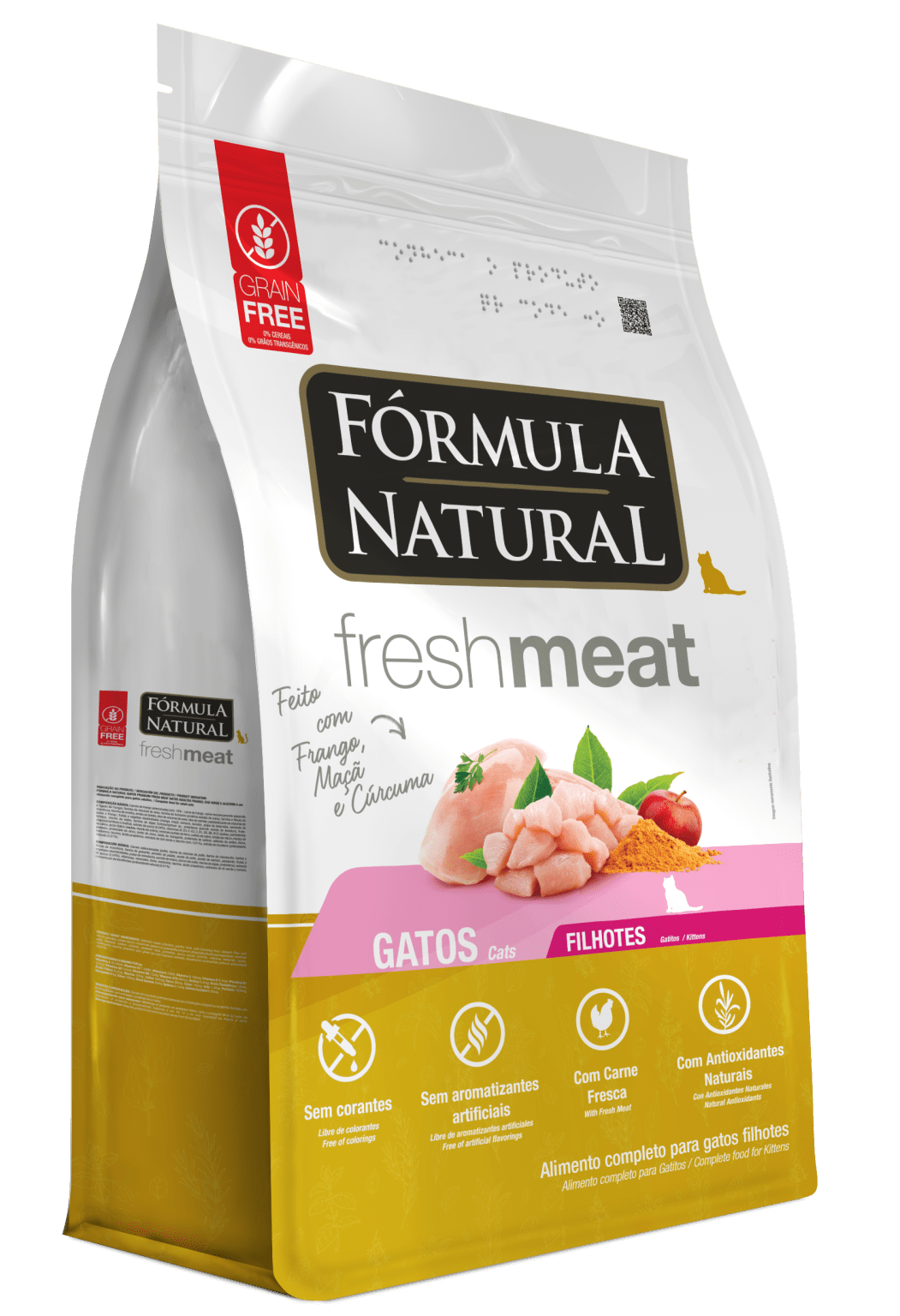 Fórmula Natural Fresh Meat Gatos Filhotes Adimax Alimentos para cães e gatos