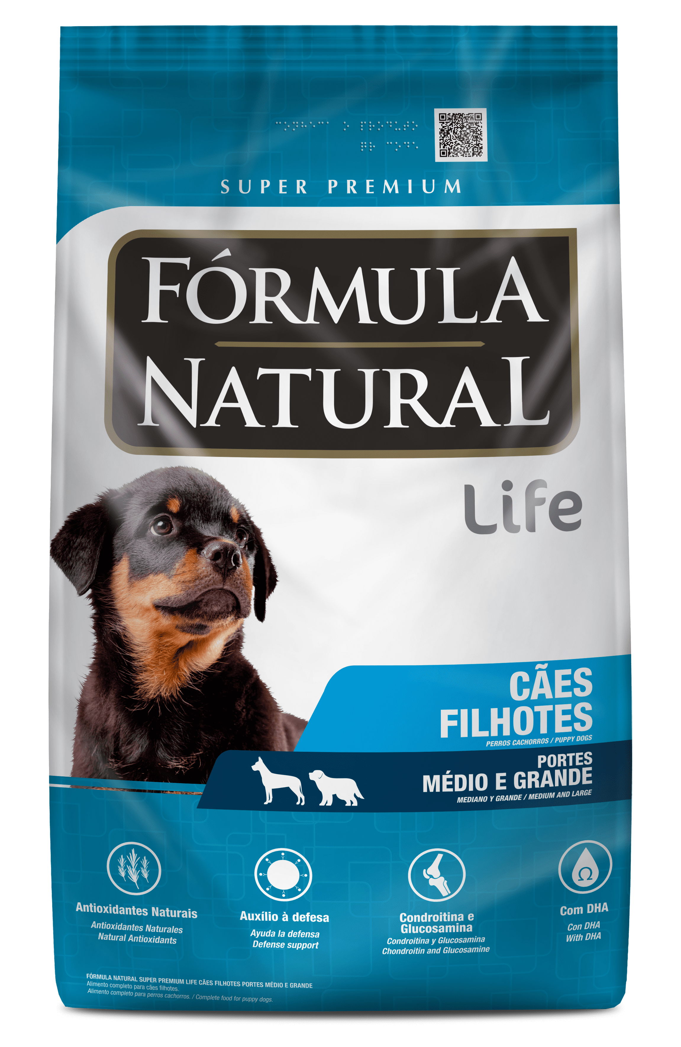 Fórmula Natural Super Premium Life Puppies Medium and Large Breeds
