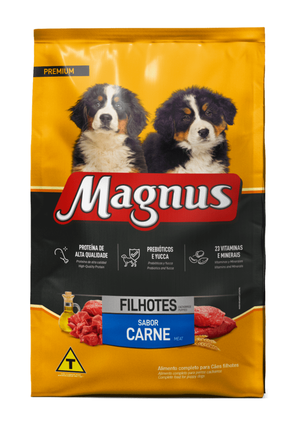 Magnus Premium Especial Supreme C Es Filhotes Sabor Frango E Cereais Adimax Alimentos Para