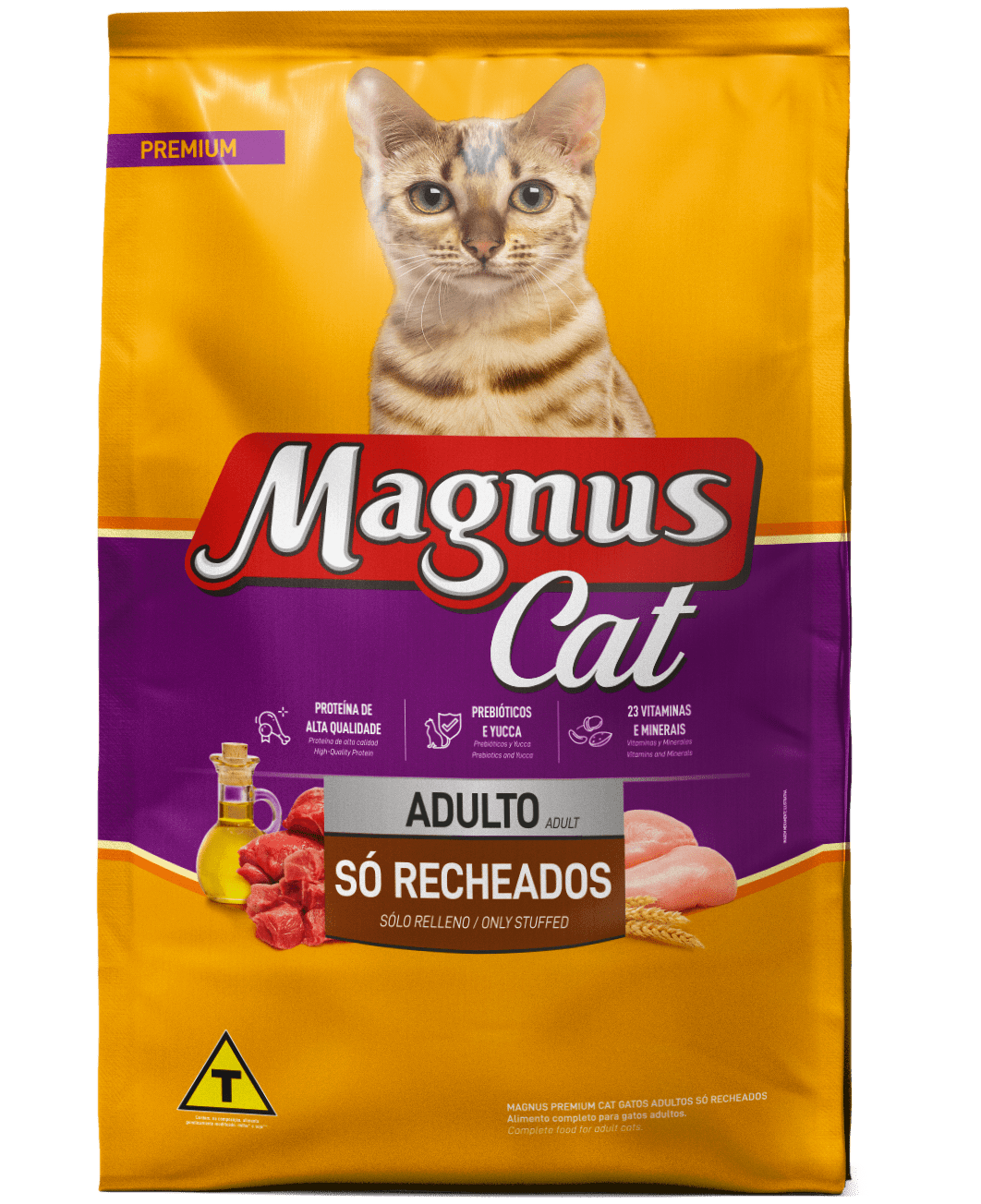 Magnus Premium Gatos Adultos Só Recheados