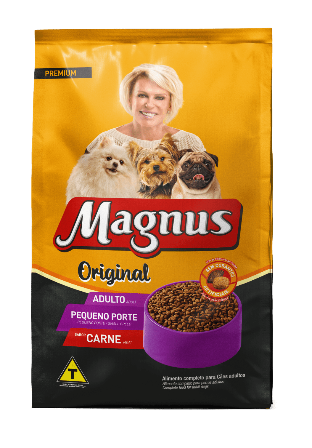 Magnus Premium Original Perros Adultos Pequeño Porte Sabor Carne