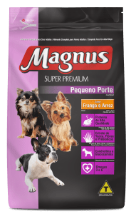 Magnus Super Premium Cães Adultos Pequeno Porte Sabor Frango e Arroz