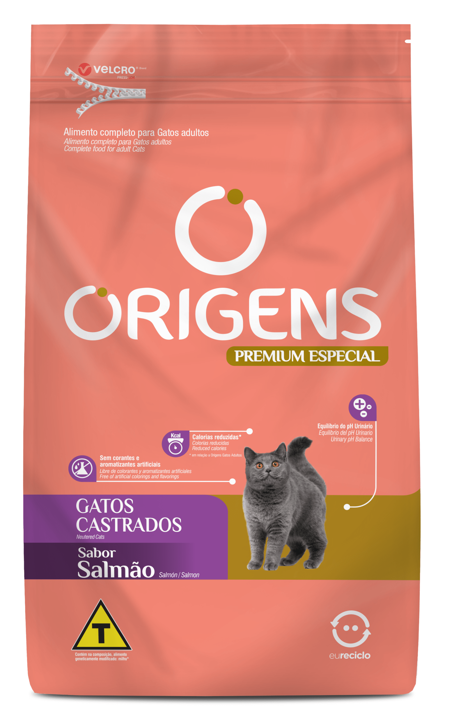 Origens Premium Especial Gatos Castrados Sabor Salmón