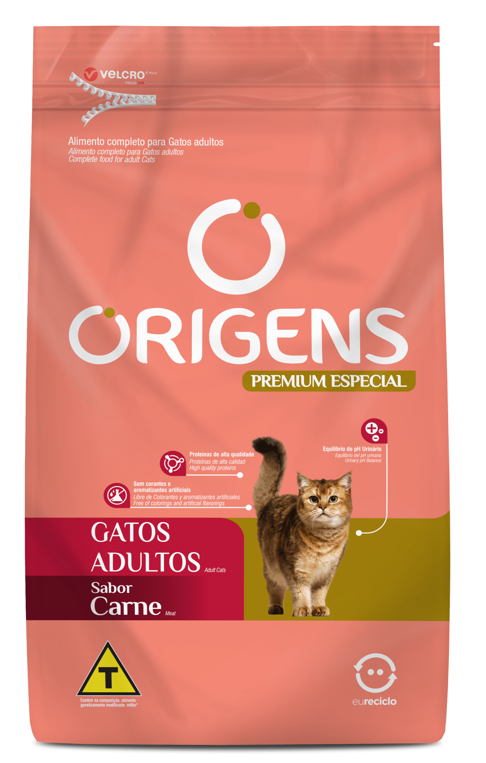 Origens Premium Especial Gatos Adultos Sabor Carne