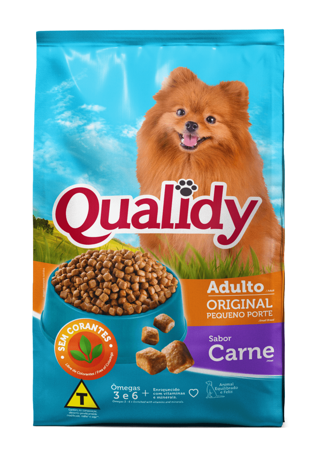 Qualidy Original Perros Adultos Pequeño Porte Sabor Carne