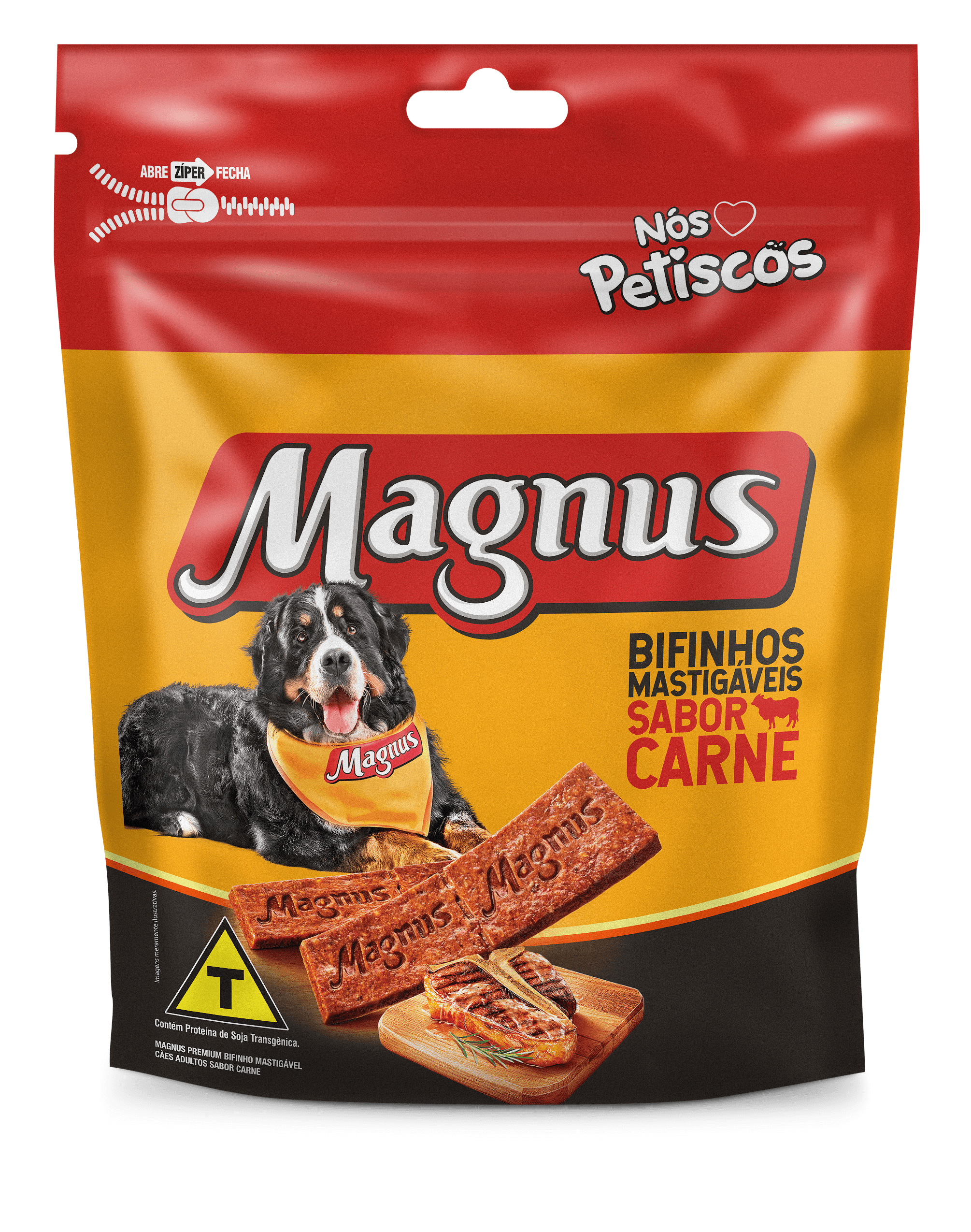 Magnus Bifinhos Mastigáveis Perros Sabor Carne