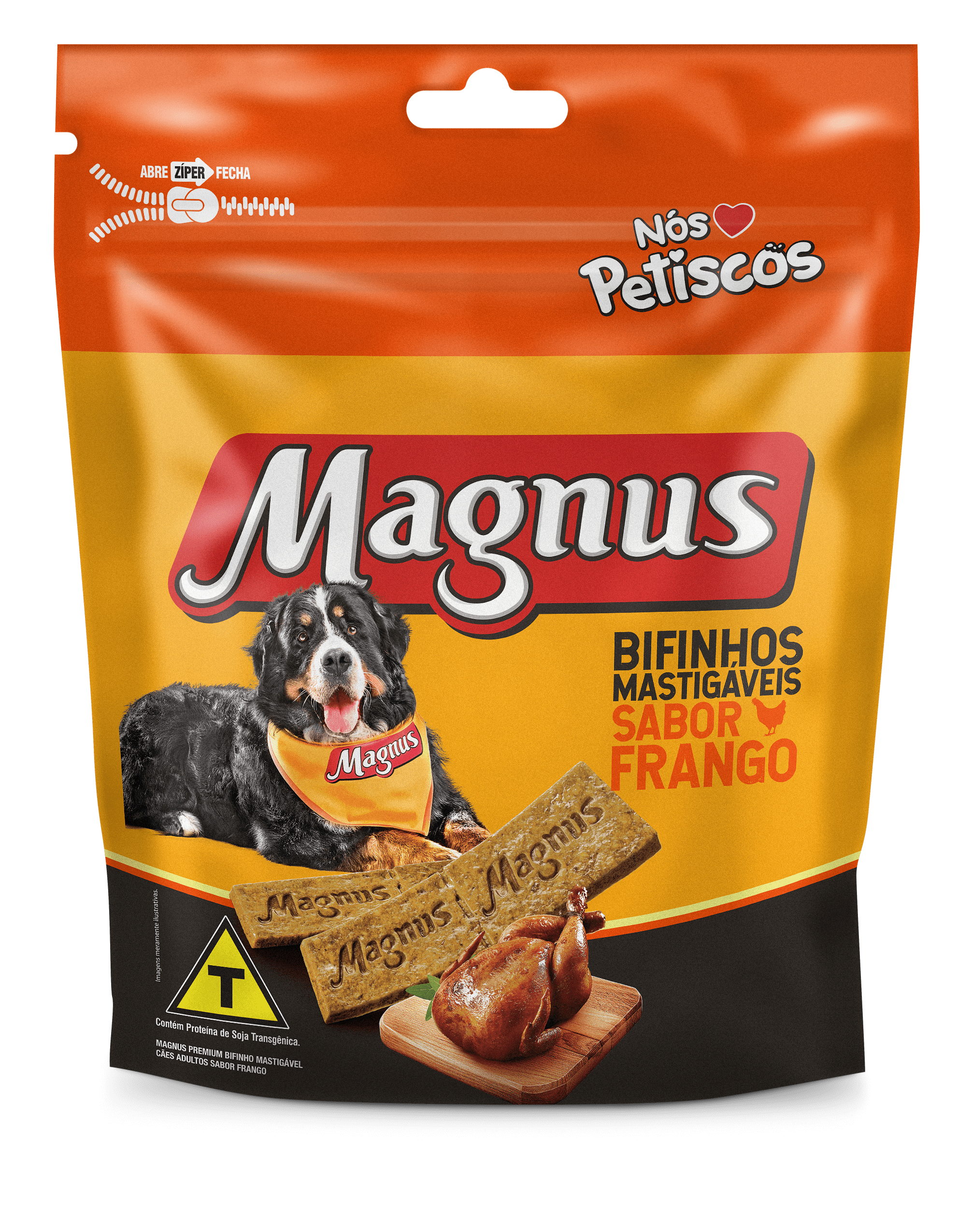 Magnus Bifinhos Mastigáveis Adult Dogs Chicken Flavor