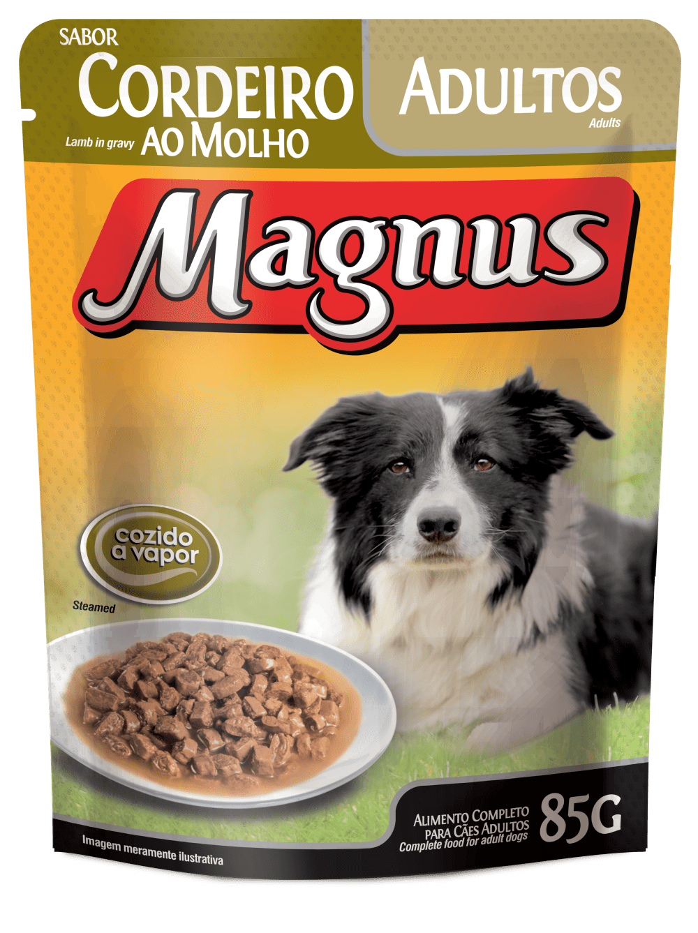 Magnus Sachê Cães Adultos Sabor Cordeiro ao Molho