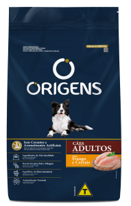 Origens Premium Especial Cães Adultos Sabor Frango e Cereais