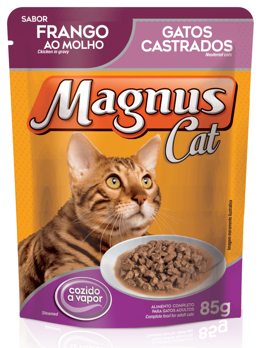 Magnus Sachet Neutered Cats – Chicken in Gravy Flavor