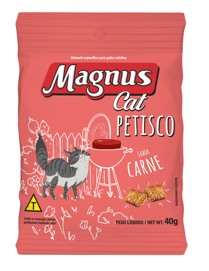 Magnus Cat Petisco Sabor Carne