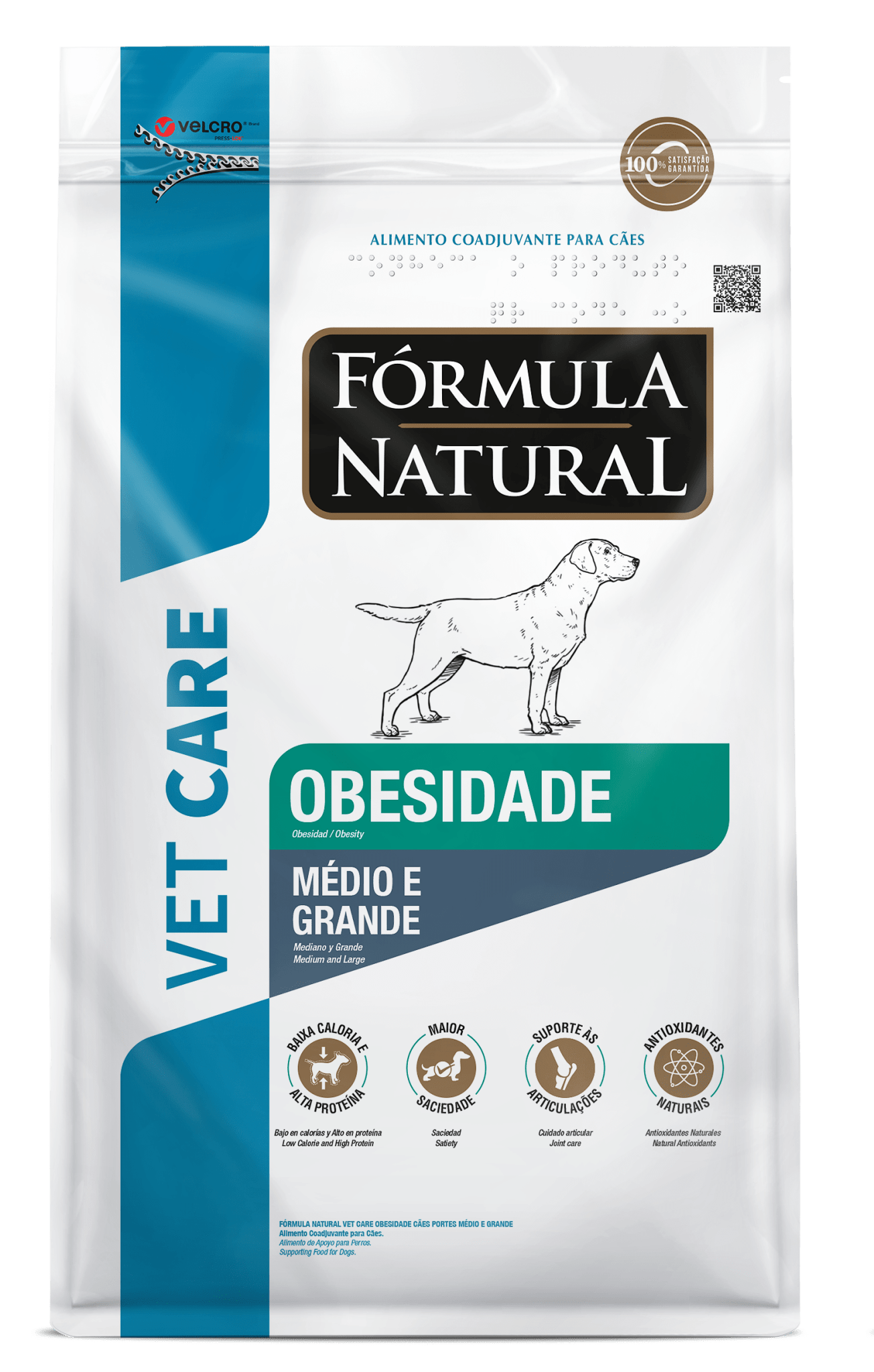 Fórmula Natural Vet Care Obesidade Cães Portes Médio e Grande - Adimax