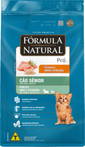 Fórmula Natural Super Premium Pró Cão Sênior Portes Mini e Pequeno Sabor Frango e Arroz Integral