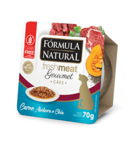 Fórmula Natural Fresh Meat Gourmet Cães Adultos Sabor Carne, Abóbora e Chia