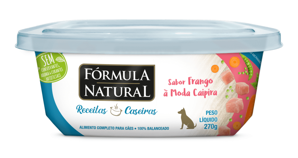 Fórmula Natural Receitas Caseiras Cães Adultos Frango à Moda Caipira
