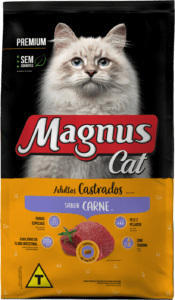 Magnus Cat Premium Gatos Adultos Castrados Carne