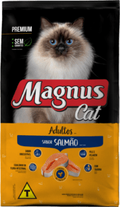Magnus Cat Premium Gatos Adultos Salmão