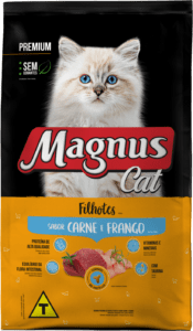 Magnus Cat Premium Gatos Filhotes Carne e Frango