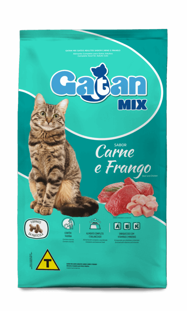 Gatan Mix Gatos Adultos Carne e Frango