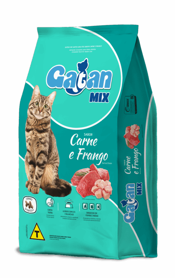 Gatan Mix Gatos Adultos Carne e Frango - Imagen 2