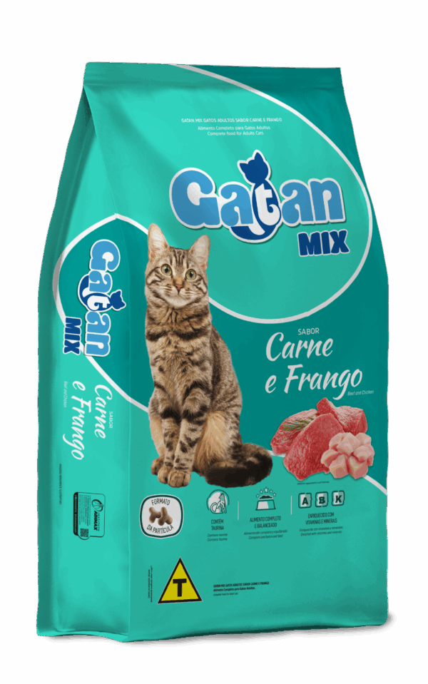 Gatan Mix Gatos Adultos Carne e Frango - Imagen 3