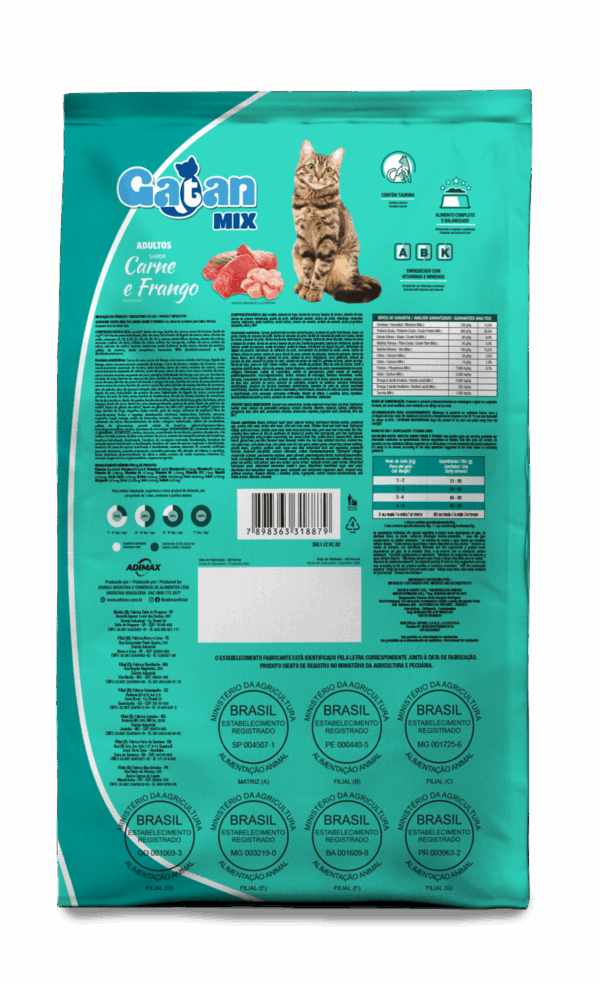 Gatan Mix Gatos Adultos Carne e Frango - Imagen 4