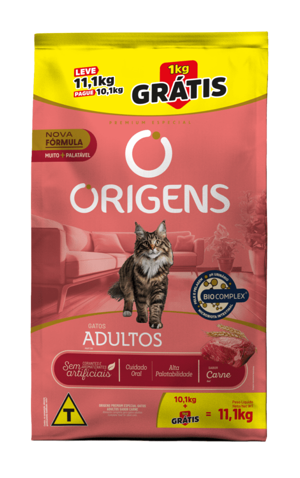 Origens Premium Especial Gatos Adultos Sabor Carne - Imagen 5