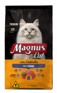 Magnus Cat Premium Gatos Adultos Castrados Carne