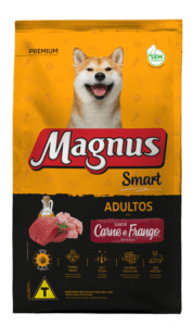 Magnus Premium Smart Cães Adultos Sabor Carne e Frango