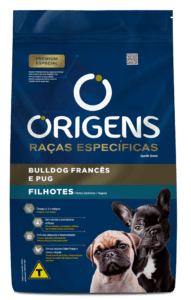 Origens Premium Especial Raças Específicas Cães Filhotes Bulldog Francês e Pug