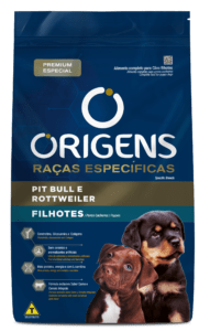 Origens Premium Especial Raças Específicas Cães Filhotes Pit Bull e Rottweiler