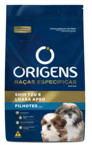 Origens Premium Especial Raças Específicas Cães Filhotes Shih Tzu e Lhasa Apso