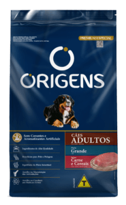 Origens Premium Especial Cães Adultos Porte Grande Carne e Cereais